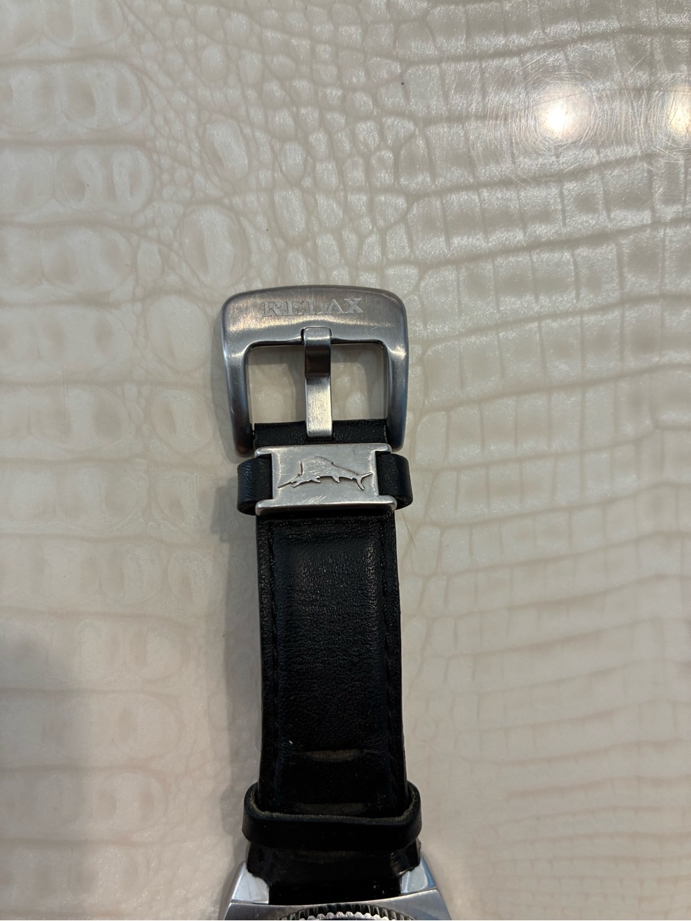 Tommy Bahama Black and Silver Dive-Style Watch - Picture 6 of 11